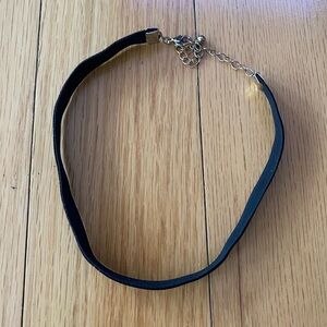 Simple Black Velvet Choker Necklace